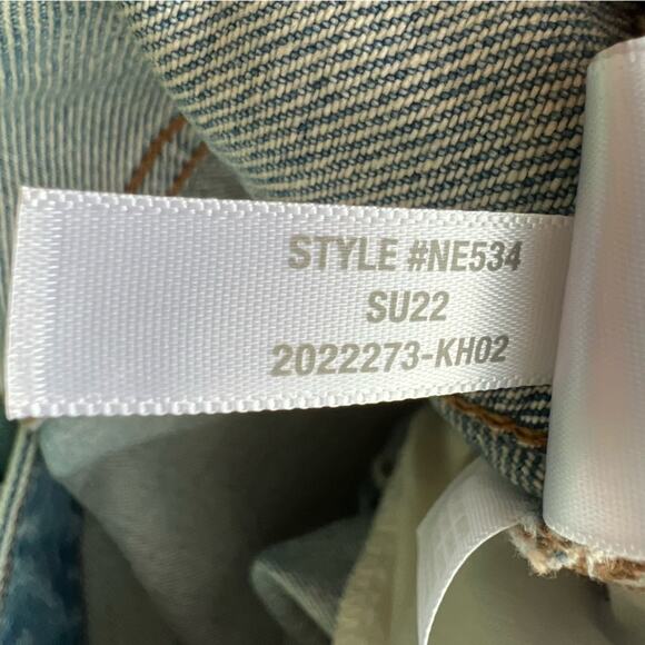 Madewell Relaxed Denim Distressed Raw Hem Jeans Shorts Size 18W - Picture 14 of 15